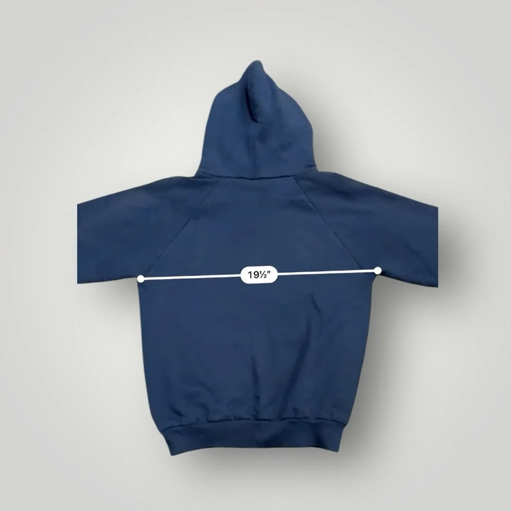 Vintage 95’ Betty Boop USA Fruit of the Loom Navy Hoodie Sz M​​ - Picture 6 of 10